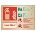 AFFF Foam Spray Extinguisher Identification