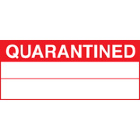 Quarantined - Labels (Roll of 100)