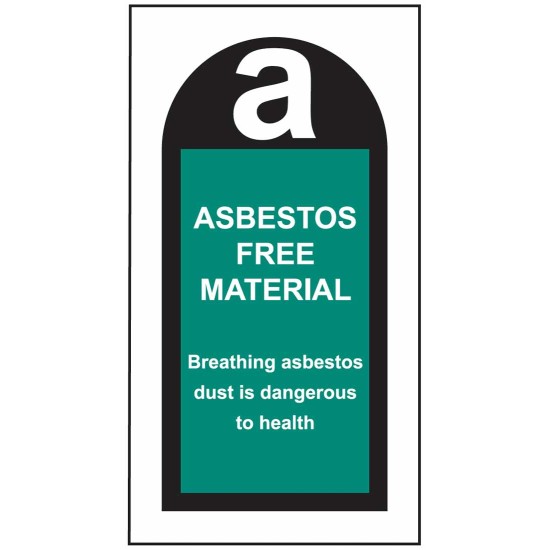 Asbestos Free Material Labels