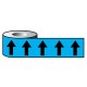 Black Arrows On Light Blue - Pipeline ID Tape