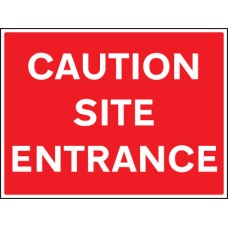 Caution - Site Entrance