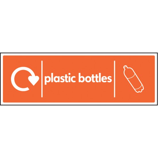 Plastic Bottles - WRAP Recycling Sign