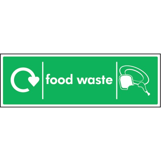 Food Waste - WRAP Recycling Sign