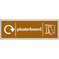 Plasterboard - WRAP Recycling Sign