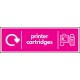 Printer Cartridges - WRAP Recycling Sign