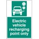 Electric Vehicle - Recharging Point Only