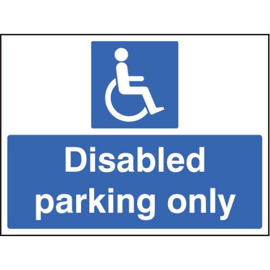 Disabled Parking Only