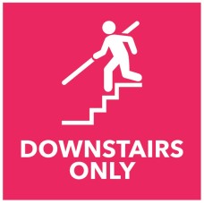 Downstairs Only - Red Floor Graphic