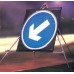 Fold Up Sign - Keep Left