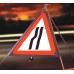 Fold Up Sign - Road Narrows Left